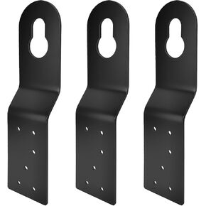 Roof Safety Anchor Clips 3-Pack, Black Roof Anchors, Permanent Roof Anchor Use With Roof Harnesses, Safety Lines, and Other Roof Safety Equipment.