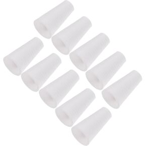 ARTIBETTER Pull Cord Tassels White Window Blind Cord Knobs 15Pcs Plastic Blind Cord Pendants Drops Pull End for Roman Shades Curtain Crafts Drawstring Tassels