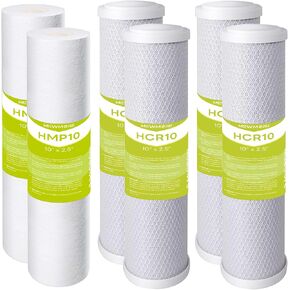 مجموعتان من مرحلة التصفية المسبقة 1-3، تناسب جوهر نظام تصفية المياه APEC RO، Ultimate RO-45، ROES-50، RO-Hi، RO-PERM، RO-Pump، ROES-75، ROES-PH75، RO -90، RO-PH90، WFS-1000 in Kuwait