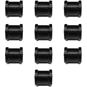 GeilSpace Coupling, Malleable Iron Pipe Fittings - Vintage DIY Industrial Shelving, Industrial Decor, Furniture DIY (3/4", Black)