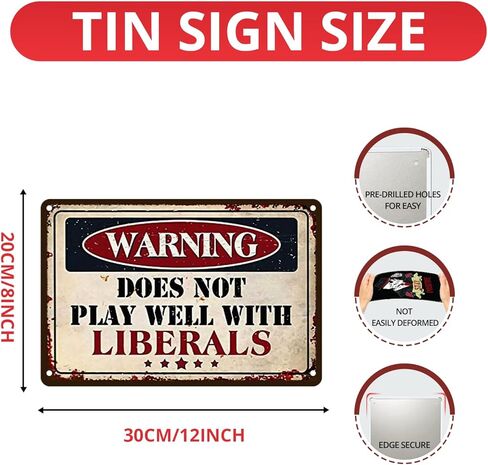 علامة قصدير معدنية عتيقة [6 قطع] إكسسوارات بار مضحكة عتيقة فريدة من نوعها لتزيين الحائط في المرآب ورجل الكهف ومطعم المطبخ ولوحة فنية لتزيين الحائط مقاس 12 × 8 بوصات in Kuwait