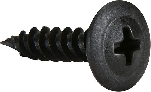 100-Pack #8-18 x 1 1/4 Phillips Modified Truss Head Full Thread Self Drilling Screw Black Phosphate BC-0820KPMB in Saudi Arabia
