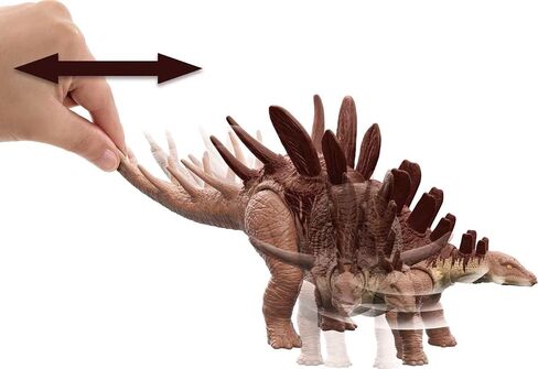 Jurassic World Toys Roar Attack Ouranosaurus Camp Cretaceous Dinosaur Figure with Movable Joints, Realistic Sculpting, Strike Feature & Sounds, Herbivore, Kids Gift 4 Years & Up in Saudi Arabia