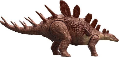 Jurassic World Toys Roar Attack Ouranosaurus Camp Cretaceous Dinosaur Figure with Movable Joints, Realistic Sculpting, Strike Feature & Sounds, Herbivore, Kids Gift 4 Years & Up in Saudi Arabia