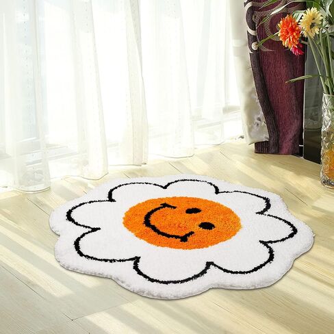 Cherry Shaped Microfiber Bath Mats for Bathroom Cute Fruit Bathroom Rug Non Slip Cherry Bathroom Door Mat Shower Rugs Absorbent Bathtub Foot Doormats Washable Carpet for Kid's Room Bathroom in Saudi Arabia