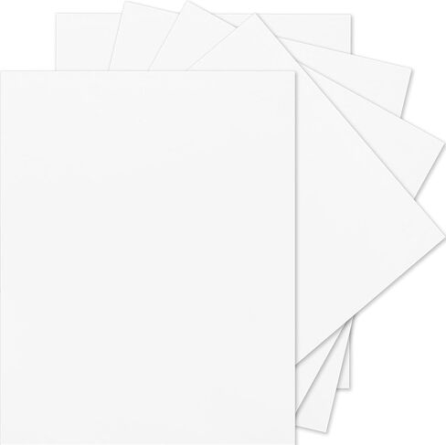 25 Sheets Black Cardstock Paper 8.5 x 11 inches, 250 GSM/92 lb Thick Card Stock Paper for DIY Cards, Printer Cardstock Scrapbook Cardboard Papers for Crafts in Kuwait