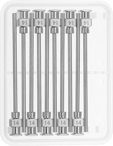 PATIKIL Blunt Tip Dispensing Needle 8G, 10 Pcs 2 Inch Stainless Steel Liquid Dispenser Needles with Lure Lock for Refilling Liquid Inks Adhesives Glue in Saudi Arabia