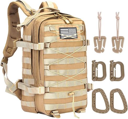 Military Tactical Backpack Waterproof 40L Large Army 3 Day Bug Out Bag Assault Pack Molle Rucksack and Tactical Gear Bag in Kuwait