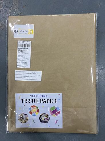 NEBURORA 120 Sheets Gold Tissue Paper Gift Wrapping Paper Bulk in Kuwait