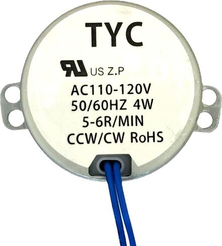 3PCS Synchronous Synchron Motor Turntable Motor Electric Synchron Motor for Cup Turner,cuptisserie,Tumbler Cup Rotator with 7mm Flexible Coupling 100-127VAC 50/60 Hz 4W CCW/CW (2.5-3RPM) in Saudi Arabia