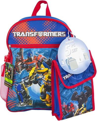 Fast Forward Transformers 5pc Backpack Set- 16 inches in Saudi Arabia