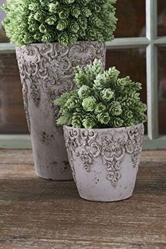 K&K Interiors 6 Inch Pineapple Grass Ball, Green in Saudi Arabia
