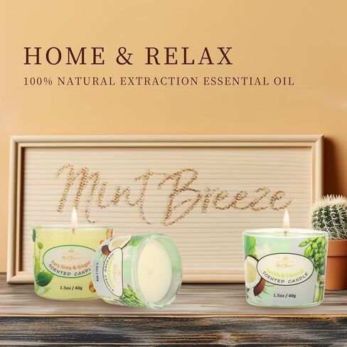 HOME & RELAX 24 عبوة من الشموع الزجاجية المعطرة، شموع صغيرة بكميات كبيرة، شموع معطرة للمنزل، شموع كبيرة، شموع معطرة قوية مع 6 نكهات زهور، هدايا عيد الأم in Saudi Arabia