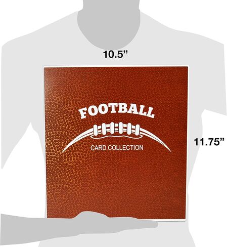 UniKeep Football Trading Card Collection Binder - Holds up to 180 Standard Size Cards (2 per pocket) in Saudi Arabia