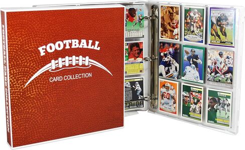 UniKeep Football Trading Card Collection Binder - Holds up to 180 Standard Size Cards (2 per pocket) in Saudi Arabia