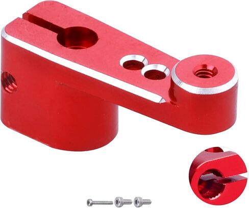 Aluminum Steering Servo Arm Servo Horn for Axial SCX24 Servo AS-1 AXI31619 (Black) in Saudi Arabia