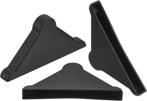 uxcell 20Pcs Plastic Corner Protectors 3x50mm Triangle Shape Glass Corner Guards Cushion for Corner Protection of Glass, Mirror, Tile, White in Saudi Arabia