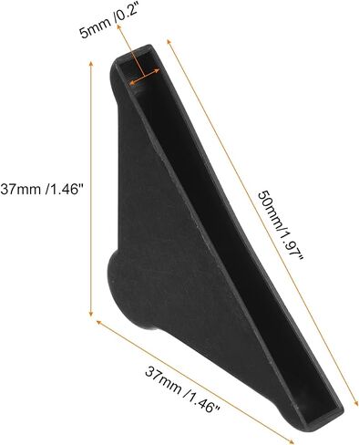 uxcell 20Pcs Plastic Corner Protectors 3x50mm Triangle Shape Glass Corner Guards Cushion for Corner Protection of Glass, Mirror, Tile, White in Saudi Arabia