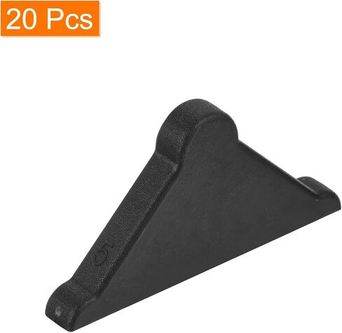 uxcell 20Pcs Plastic Corner Protectors 3x50mm Triangle Shape Glass Corner Guards Cushion for Corner Protection of Glass, Mirror, Tile, White in Saudi Arabia
