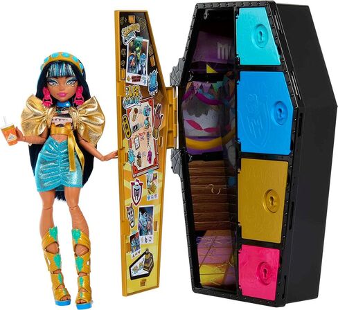 Monster High Doll and Fashion Set, Lagoona Blue with Dress-Up Locker and 19+ Surprises, Skulltimate Secrets in Saudi Arabia