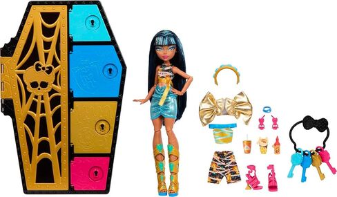 Monster High Doll and Fashion Set, Lagoona Blue with Dress-Up Locker and 19+ Surprises, Skulltimate Secrets in Saudi Arabia