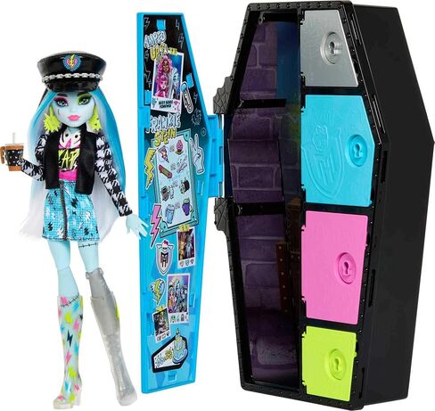 Monster High Doll and Fashion Set, Lagoona Blue with Dress-Up Locker and 19+ Surprises, Skulltimate Secrets in Saudi Arabia
