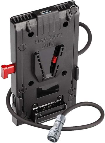 HEDBOX UNIX-4X - V-Mount Battery Adapter Plate, 3X D-Tap & USB, with Power Out Cable - 4-Pin XLR Connector in Saudi Arabia
