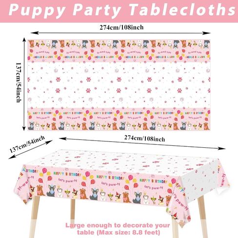 3 Pieces Pink Rose Gold Tablecloth for Rose Gold Birthday Decoration Plastic Disposable Party Table Covers for Rectangle Tables Girl Women Parties Happy Birthday Wedding Party Favors, 54 x 108 Inches in Kuwait