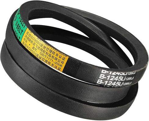 B-1245 Rubber V-Belts - [1245 mm Inner Girth] Wrapped B Section Industrial Power Drive Belt for Transmission Use, 16mm Width 11mm Thick in Saudi Arabia