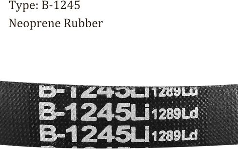 B-1245 Rubber V-Belts - [1245 mm Inner Girth] Wrapped B Section Industrial Power Drive Belt for Transmission Use, 16mm Width 11mm Thick in Saudi Arabia