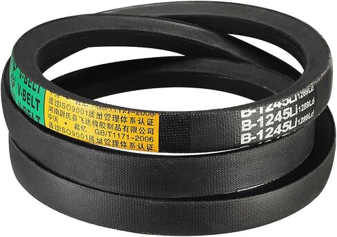 B-1245 Rubber V-Belts - [1245 mm Inner Girth] Wrapped B Section Industrial Power Drive Belt for Transmission Use, 16mm Width 11mm Thick in Saudi Arabia