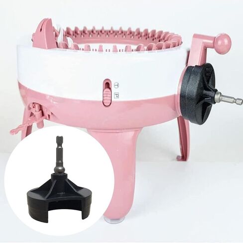 محول UGpine لآلة الحياكة للحفر، محول طاقة متماسك سريع لـ Sentro 22 Sentro 40 وSentro 48 Jamit Crank Handle محول مع مرفق مفك براغي من الفولاذ السداسي (وردي) in Kuwait