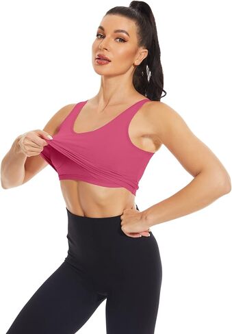 3 قطع من القمصان القصيرة مع حمالات صدر مدمجة للتمرين، وحزم طويلة من حمالات الصدر الرياضية للنساء in Kuwait