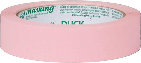 Duck Brand Color Masking Tape, Pink, .94 in. x 30 yd, 6 Rolls in Saudi Arabia