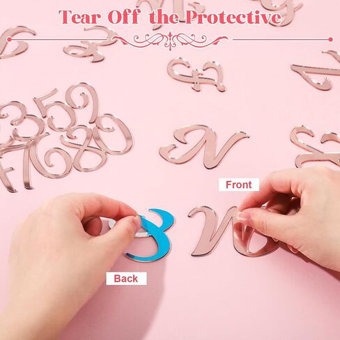Jspupifip 128 Pcs Acrylic Alphanumeric Cake Topper Diy Cake Decoration with Mirror Gold Number 0-9 and Alphabet A-Z Personalized Cake Picks Decoration Anniversary Wedding Baby Shower Party Supplies in Saudi Arabia
