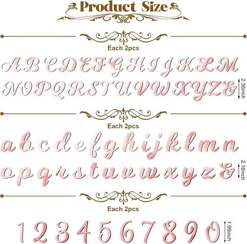 Jspupifip 128 Pcs Acrylic Alphanumeric Cake Topper Diy Cake Decoration with Mirror Gold Number 0-9 and Alphabet A-Z Personalized Cake Picks Decoration Anniversary Wedding Baby Shower Party Supplies in Saudi Arabia