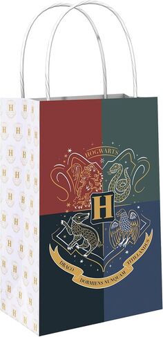 Gabby's Dollhouse Paper Party Kraft Bags - 8.25" x 5.25" x 3" | Multi-color | Pack of 8 in Kuwait