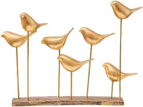 Anding White Bird Sculptures Decorative Accessories, Small Animal Statues, Modern Home Decoration, Bird Sculptures, Coffee Table, Shelf Knickknacks (A51524 White Bird) in Saudi Arabia