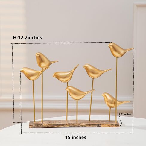 Anding White Bird Sculptures Decorative Accessories, Small Animal Statues, Modern Home Decoration, Bird Sculptures, Coffee Table, Shelf Knickknacks (A51524 White Bird) in Saudi Arabia