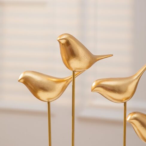 Anding White Bird Sculptures Decorative Accessories, Small Animal Statues, Modern Home Decoration, Bird Sculptures, Coffee Table, Shelf Knickknacks (A51524 White Bird) in Saudi Arabia