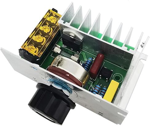 YXQ 4000W Motor Speed Control High Power SCR Electronic Regulator AC 10-220V Adjustable Voltagefor Appliances Dimmer Thermostat in Saudi Arabia
