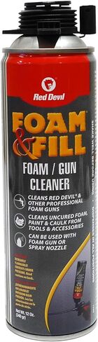 Red Devil 0921 Fill Foam Gun Cleaner, Clear, 12 Pack in Saudi Arabia