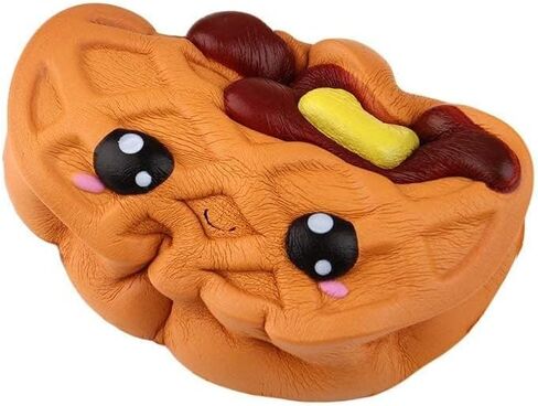 Anboor 4.5" Squishies Jumbo Slow Rising Kawaii Squishies Cat Hamburger Bread Toy for Collection Gift in Kuwait