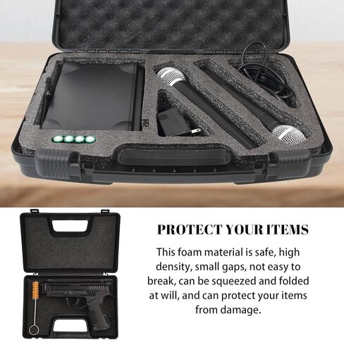 6 Pcs Polyurethane Foam Sheet, 16 x 12 x 1.5 Inch Foam Inserts for Cases Cuttable Polyurethane Foam Pads Tool Box Foam for Cases Camera Toolbox Storage and Crafts in Kuwait