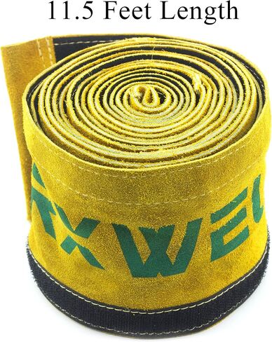 RX WELD Dark Grey TIG Welding Torch Cable Cover Flame-Resistant Leather Kevlar Stitched,MIG/Plasma Cable Sleeves Tig Cover,137'' in Saudi Arabia