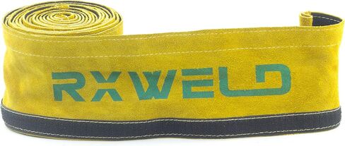 RX WELD Dark Grey TIG Welding Torch Cable Cover Flame-Resistant Leather Kevlar Stitched,MIG/Plasma Cable Sleeves Tig Cover,137'' in Saudi Arabia