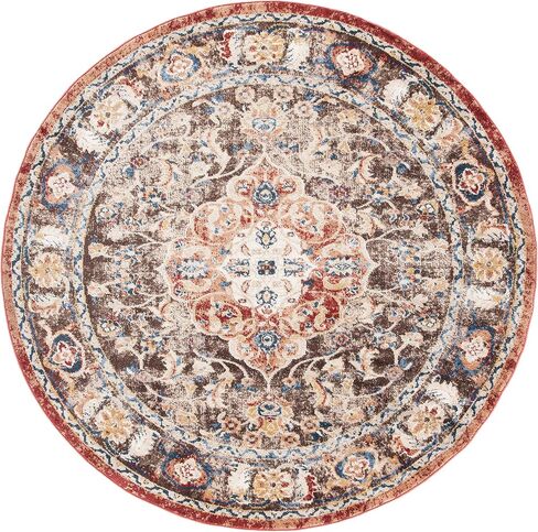 SAFAVIEH Bijar Collection 2'3" x 6' Brown / Rust BIJ648D Traditional Oriental Distressed Non-Shedding Living Room Entryway Foyer Hallway Bedroom Runner Rug in Saudi Arabia