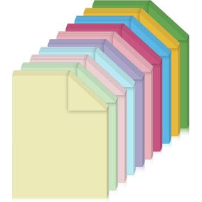 100 Sheets Blue 8.5 x 11 Inch Blue Navy Colored Cardstock Assorted Blue Construction Pastel Paper Kids Adults Winter Christmas Print DIY Arts Crafts Copy for School Office Home Supplies, 65lb