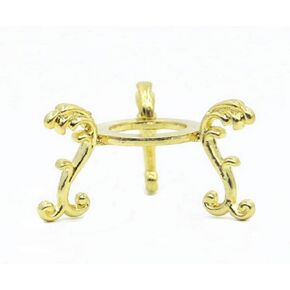 حامل عرض كرة كريستال مطلي بالذهب/حامل كروي، قاعدة كرة كريستال لعرض كرات كريستال 50 مم إلى 60 مم in Kuwait