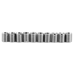 10Pcs Female Thread M8 x 1.25, Male Thread M10 x 1.25 Stainless Steel Thread Repair Tool Kit, Insert Nut Sleeve for Automotive and Mechanical Equipment, Reducer Nut Conversion Kit